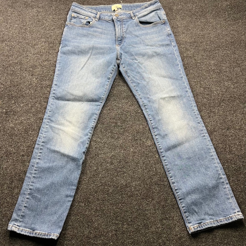 DL1961 Nick Slim Jeans Mens 34x30 Ocean City Light Wash Performance Denim